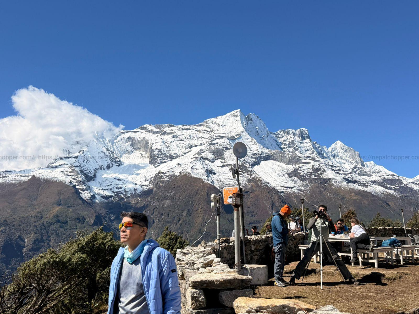 Kongde to Kathmandu Helicopter Flight