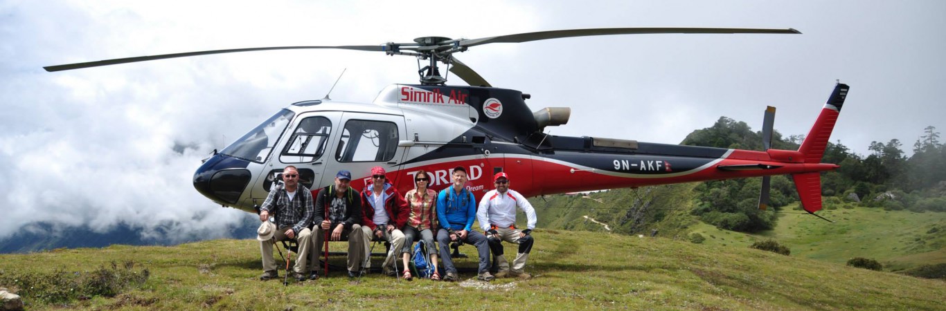 Dingboche To Lukla Helicopter