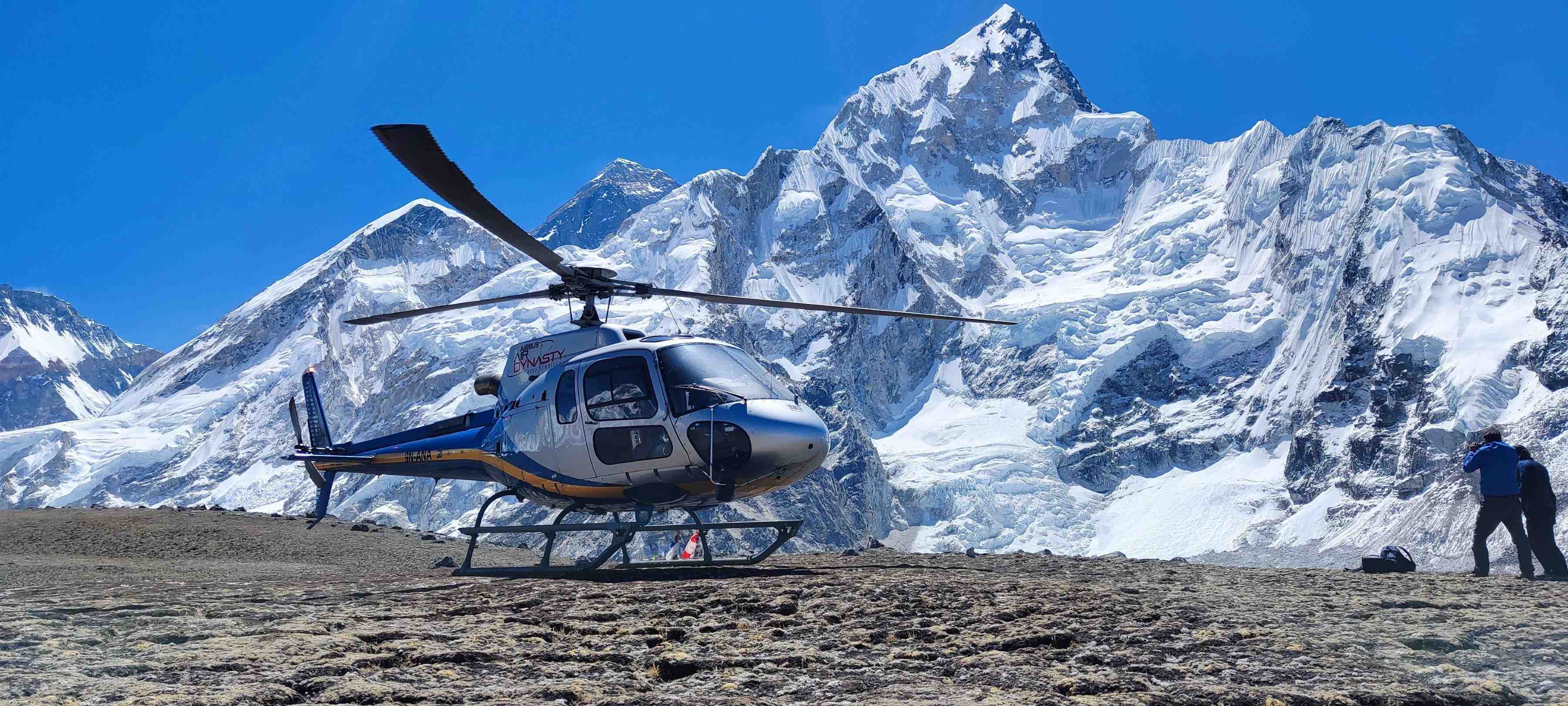 Namche Bazaar To Everest Base Camp Helicopter Overfly And Drop To Lukla 